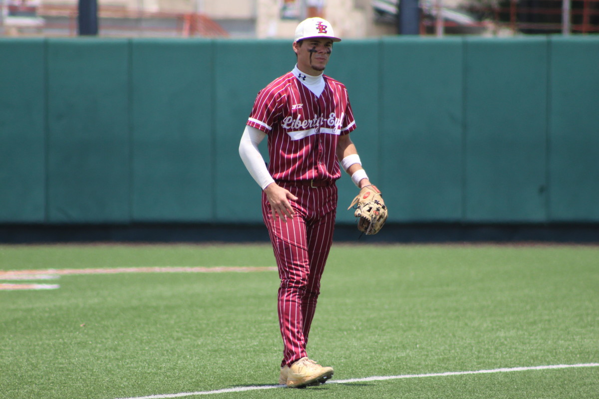 Texarkana Liberty-Eylau Canyon Randall 4A UIL state semifinals Texas baseball playoffs 060723 Andrew McCulloch 380